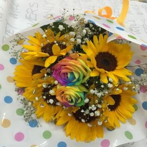 ご結婚のお祝い用花束です♪｜「十三花園」　（大阪府大阪市淀川区の花キューピット加盟店 花屋）のブログ